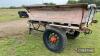 Horse drawn tumble cart, converted to a tractor drawbar - 10