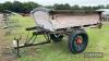 Horse drawn tumble cart, converted to a tractor drawbar - 12