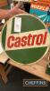 Castrol circular printed tin sign, ex-oil cabinet