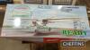 Three R/C model aircraft c/w glo-plug engines, 2 R/C units and a qty of spares - 2