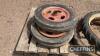 Pr. Fordson Major 6.00-19 cast front wheels - 3