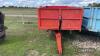 Massey Ferguson tipping trailer - 12