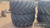 2no. Alliance 800/65/32 tyres - 2