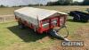 Ferguson trailer red/silver, reported to have been refurbished c/w cover sheet - 2