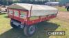 Ferguson trailer red/silver, reported to have been refurbished c/w cover sheet - 9