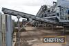 2020 Haith freestanding waste conveyor to fit above (under evolution separator) Circa 35ft/10500crs long 900mm wide rubber belt with polypropylene side blocks Serial No. 26230-013 A load out charge of £410 applies to this lot. Please contact the auctio - 3