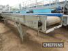 2020 Haith freestanding crop conveyor Circa 42ft/12600crs long 900mm wide super heavy duty rubber trough belt with polypropylene side blocks Serial No. 26230-027 A load out charge of £370 applies to this lot. Please contact the auctioneers should you re - 2