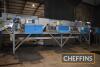 Haith 1200/4ft wide screen grading system comprising of 3 grading modules fitted with twin agitation and 4 cross conveyors, unit supplied with 'crop takeaway' conveyor A load out charge of £2,350 applies to this lot. Please contact the auctioneers should