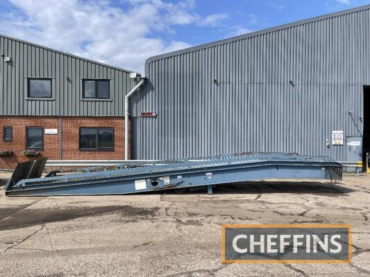 2000 Thor-World Industries steel loading ramp, adjustable height and rated to 10,000kgs Serial No. T190091YR