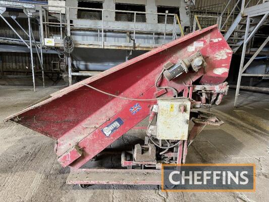 Tong bagger weigher with bag clamping head Serial No. 855124