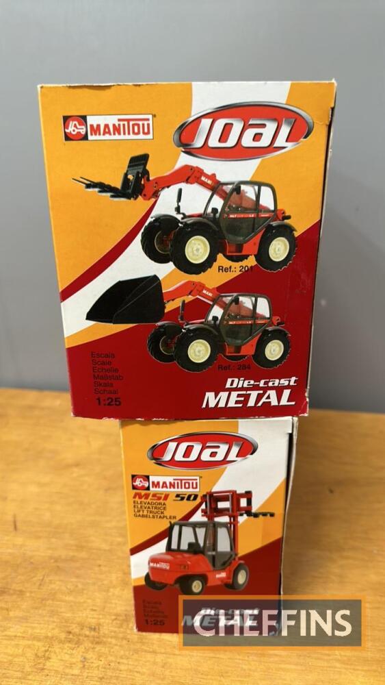 1/25 scale joal shops manitou msi 50 forklift in the box new