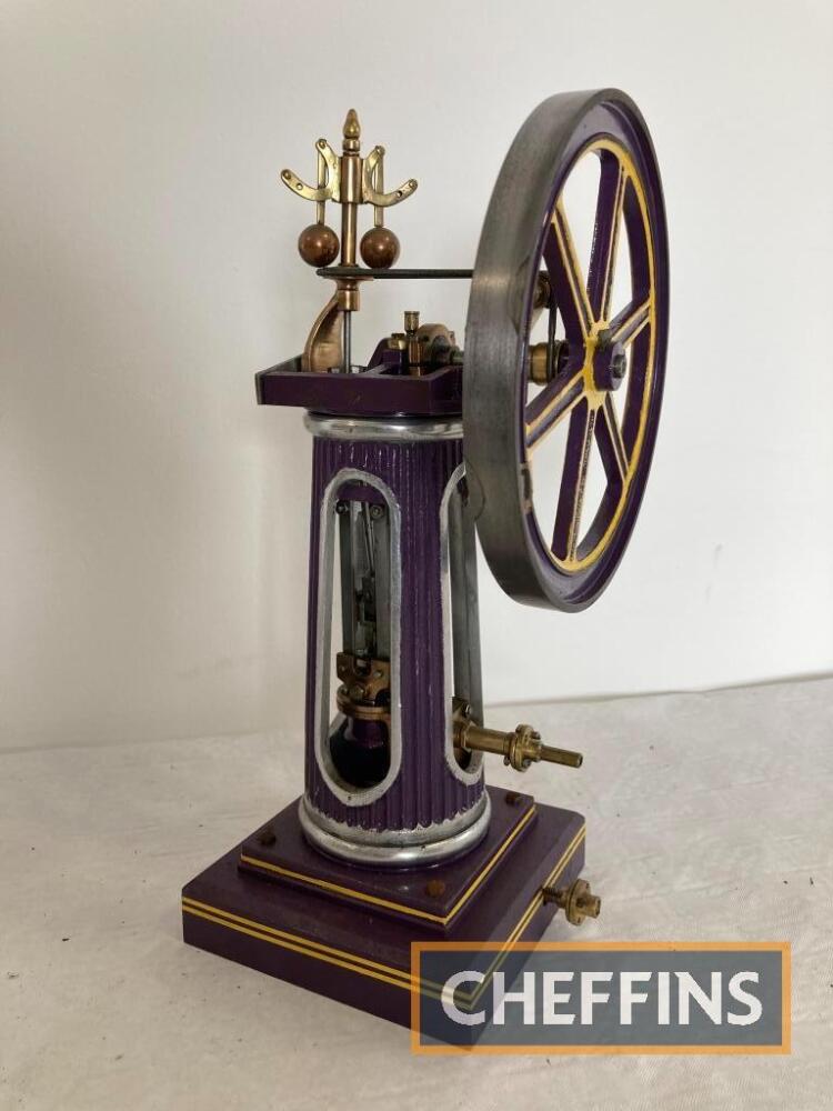 Williamson Brothers Kendall vertical steam engine model