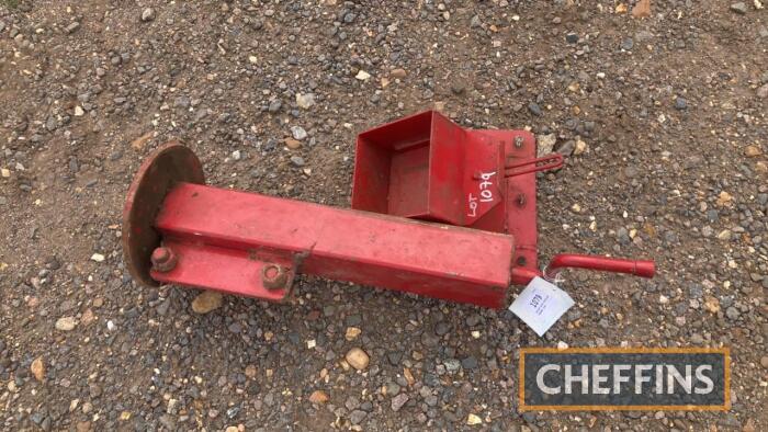 Trailer grain chute and drawbar jack