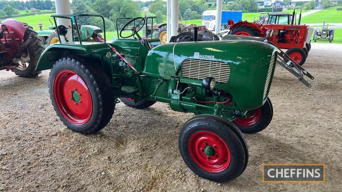 1958 GULDNER AB30 twin cylinder diesel TRACTOR Serial No. 16156 An older restoration. Photo album of restoration to be supplied