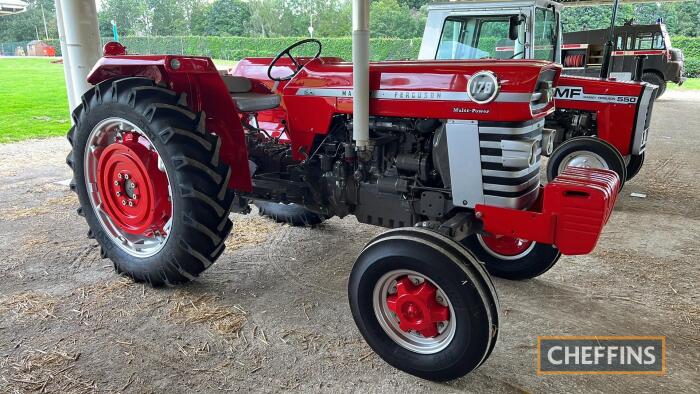 1968 MASSEY FERGUSON 178 Multi-Power diesel TRACTOR Reg. No. LTL 957G Serial No. F731874 Fitted with 10no. front weights, foot throttle, weighted front and PAVT rear wheels. A very well presented example showing 1,661 hours