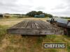 Single axle flatbed trailer, c.15ft - 4