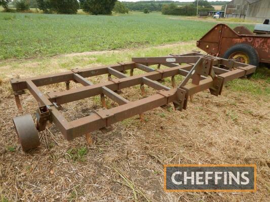 Blench mounted springtine cultivator, c.14ft