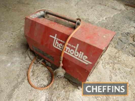 1985 Kongskilde Thermobile G25 gas powered 1ph space heater