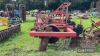 9 Leg Flat Lift OSR Subsoiler c/w depth wheels