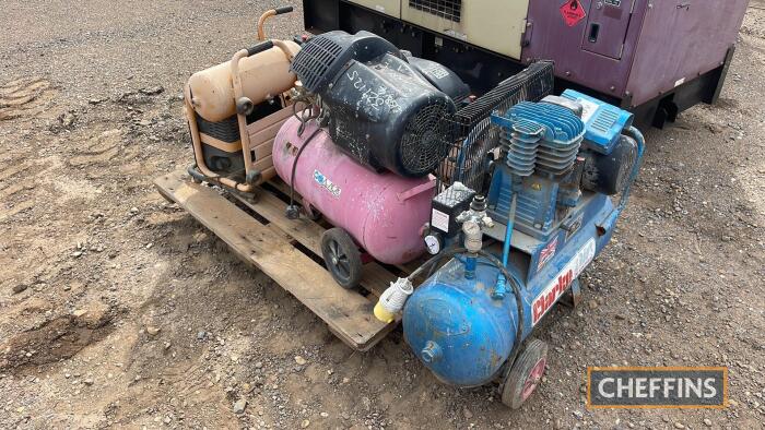 Pallet of 5no. Workshop Compressor