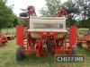 2012 Weaving Tine Drill mounted hydraulic folding drill with tramline, bout markers and wheel eradicator tines, 6m Serial No. 1163-2016 - 2