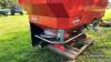 2014 Kuhn Axis 30.1 mounted twin disc fertiliser spreader with headland guard Serial No. 09-40016 - 3