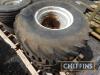 Pr. Goodyear 38X 20.00-16 wheels and tyres with Ford 6stud centres - 2