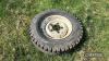 Single 7.50-16 Land Rover wheel and tyre