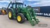 John Deere 6125M Tractor c/w JD loader Reg. No. SK14 BTX Ser. No. 1LO6125MJDG774695