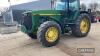 John Deere 8200 Tractor c/w registration documents Reg. No. T37 DUB Ser. No. RW8200P020394 - 5