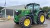 2012 John Deere 6210R Tractor c/w Auto Quad, TLS, Autotrac ready, one owner Reg. No. FX12 LLR Ser. No. 1LO6210RHBK702777 - 4