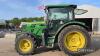 2012 John Deere 6105R Tractor c/w 40k, Power Quad Plus, air con, TLS front suspension, one owner off a Veg farm Reg. No. FJ12 LJU Ser. No. 1LO6105RACG727850 - 6