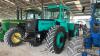 MERCEDES MB Trac 1500 6cylinder diesel TRACTOR Reg. No. Serial No. Fitted with front linkage, A11 high speed axles and new tyres all round. Showing approx. 8,500 hours. The vendor reports the cab tinwork is all original with its original paint. This un - 3