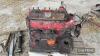 David Brown 3cylinder red 880 engine, non runner - 3