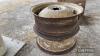 2no. David Brown 880 rear wheel rims - 2