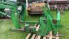 John Deere 265 loader come with third service, joystick control, radiator guard, bucket, muck fork and pallet tines. Complete with all fittings. Reported to be in good original condition and had little use. - 11