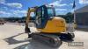 2004 JCB 8080 Rubber Tracked Excavator fitted with digging bucket & dozer blade Showing 2950 Hours Ser. No. SLP080804E1024264 Ex CITB Construction UNRESERVED LOT - 7