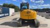 2004 JCB 8080 Rubber Tracked Excavator fitted with digging bucket & dozer blade Showing 2950 Hours Ser. No. SLP080804E1024264 Ex CITB Construction UNRESERVED LOT - 8