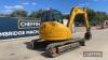 2004 JCB 8080 Rubber Tracked Excavator fitted with digging bucket & dozer blade Showing 2950 Hours Ser. No. SLP080804E1024264 Ex CITB Construction UNRESERVED LOT - 10