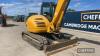 2004 JCB 8080 Rubber Tracked Excavator fitted with digging bucket & dozer blade Showing 2950 Hours Ser. No. SLP080804E1024264 Ex CITB Construction UNRESERVED LOT - 14