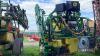 2002 John Deere 512 24m Mounted Sprayer 12ltr c/w electric control box and screen in office, clean water tank - 8