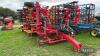 Vaderstad Rapid A 600S Hydraulic Folding Seed Drill c/w Rapid Lift RL600 6.00m 6 legged tool bar, also supplied with original draw bar from local estate farm. 19,958ha. Control box & manuals in office - 2