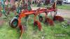 Kverneland 4furrow Spring Loaded Plough c/w depth wheel, hydraulic cross shaft - 4