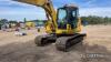 2012 Komatsu PC138 US-8 Excavator c/w 2 speed tracking, 700mm wide tracks, new chains and top rollers last year, rear view camera, air con, hammer pipes, quick hitch, auto idle Hours: appro 6990 Ser. NO. KMTPC189A01028488 - 28