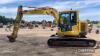 2012 Komatsu PC138 US-8 Excavator c/w 2 speed tracking, 700mm wide tracks, new chains and top rollers last year, rear view camera, air con, hammer pipes, quick hitch, auto idle Hours: appro 6990 Ser. NO. KMTPC189A01028488 - 30