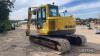 2012 Komatsu PC138 US-8 Excavator c/w 2 speed tracking, 700mm wide tracks, new chains and top rollers last year, rear view camera, air con, hammer pipes, quick hitch, auto idle Hours: appro 6990 Ser. NO. KMTPC189A01028488 - 31