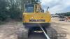 2012 Komatsu PC138 US-8 Excavator c/w 2 speed tracking, 700mm wide tracks, new chains and top rollers last year, rear view camera, air con, hammer pipes, quick hitch, auto idle Hours: appro 6990 Ser. NO. KMTPC189A01028488 - 32