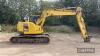 2012 Komatsu PC138 US-8 Excavator c/w 2 speed tracking, 700mm wide tracks, new chains and top rollers last year, rear view camera, air con, hammer pipes, quick hitch, auto idle Hours: appro 6990 Ser. NO. KMTPC189A01028488 - 36