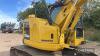 2012 Komatsu PC138 US-8 Excavator c/w 2 speed tracking, 700mm wide tracks, new chains and top rollers last year, rear view camera, air con, hammer pipes, quick hitch, auto idle Hours: appro 6990 Ser. NO. KMTPC189A01028488 - 37