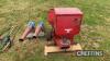 Seed broadcaster/slug pelleter together with gas powered bird scarers and pedestrian applicator - 5